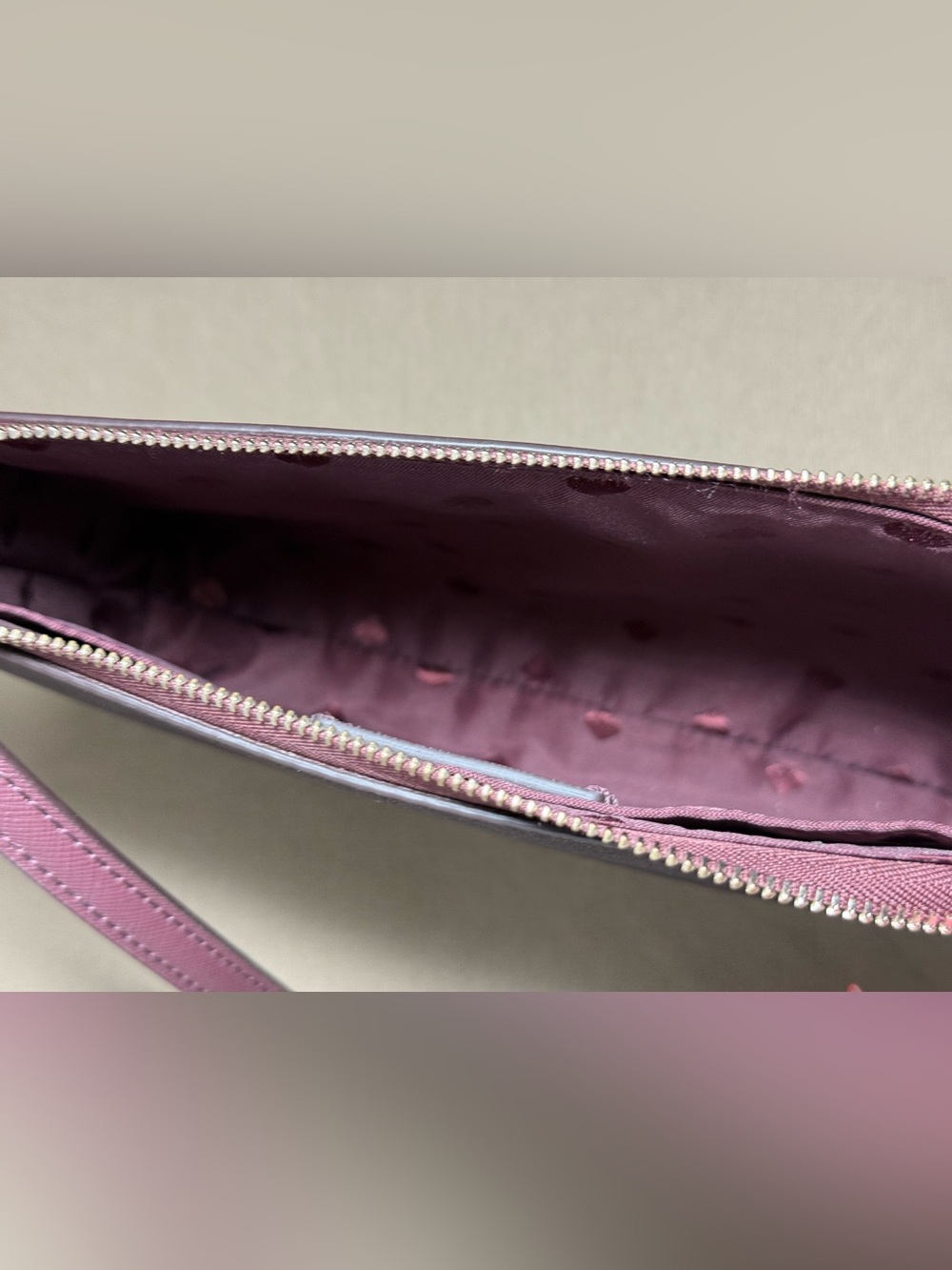 kate spade NWOT burgundy glitter crossbody bag - Picture 4 of 6